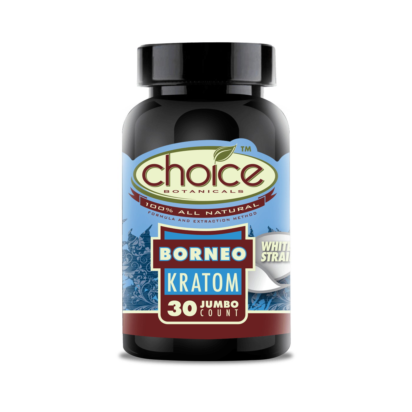 White Borneo Jumbo Kratom Capsules - My Store