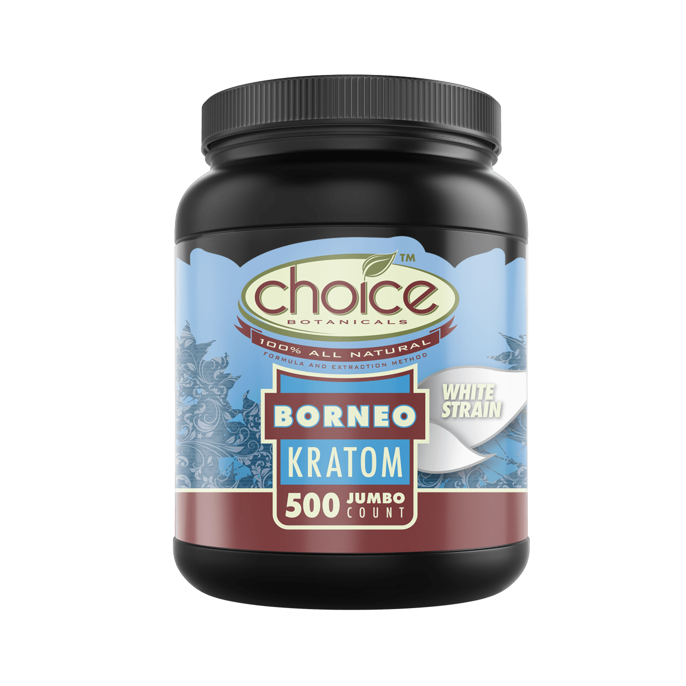 White Borneo Jumbo Kratom Capsules - My Store