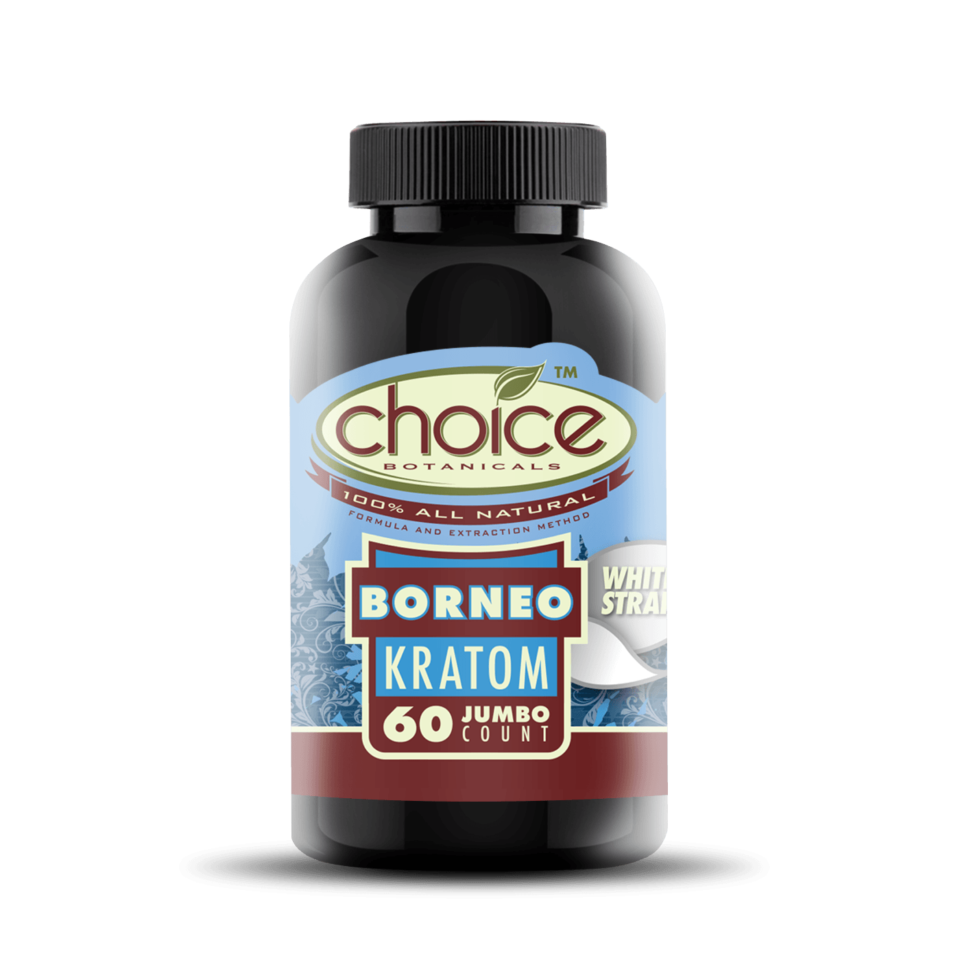 White Borneo Jumbo Kratom Capsules - My Store